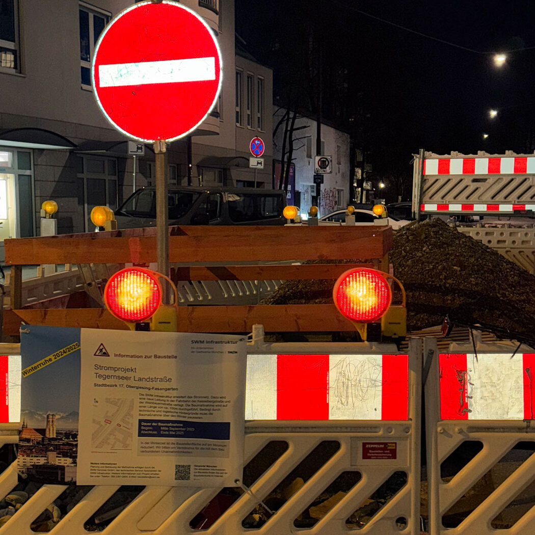 Stromprojekt Tegernseer Landstraße